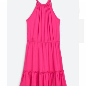 Worn once loveappella Emily sleeveless halter neckline dress